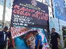 Perangi Narkoba Dan Aids Karang Taruna Denpasar Pasang Baliho Besar  di Empat Titik